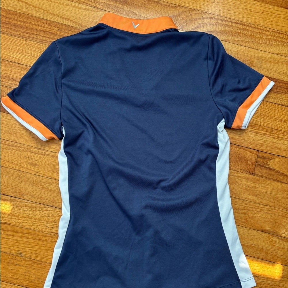 Callaway Navy and Orange Polo Shirt - Picture 3 of 3